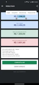 Calculadora de Porcentagem screenshot 3