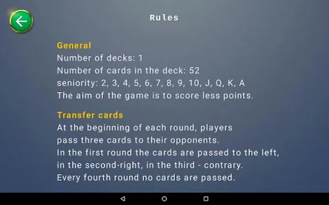 Hearts card game screenshot 15