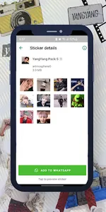 YangYang Animated WASticker screenshot 6
