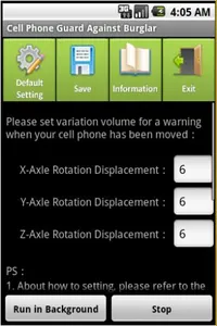 M-Phone Guard Against Burglar screenshot 0