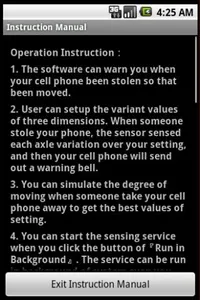 M-Phone Guard Against Burglar screenshot 3