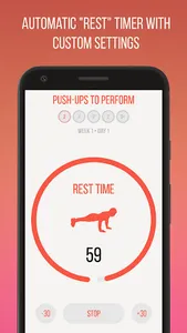 6 Weeks Workouts Challenge Fre screenshot 1