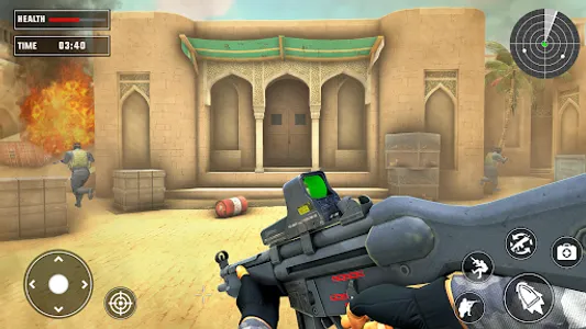 Critical Strike Fire Gun Games screenshot 1