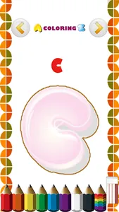 Coloring painting - Alphabet screenshot 1