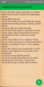 Qurbonlik risolasi screenshot 2