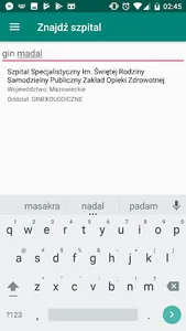 Znajdź szpital screenshot 4