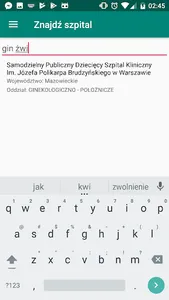 Znajdź szpital screenshot 6