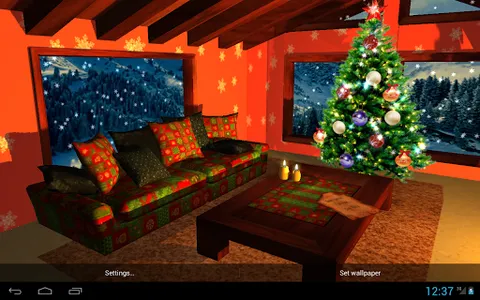 3D Christmas fireplace screenshot 11