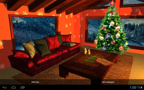 3D Christmas fireplace screenshot 16