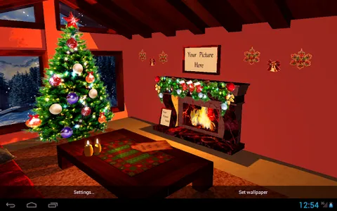 3D Christmas fireplace screenshot 17