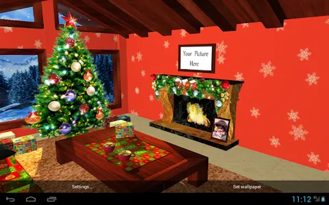 3D Christmas fireplace screenshot 22