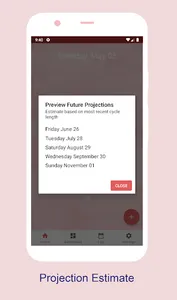 Next - Period Cycle Tracker screenshot 1