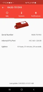 My RoomAlert screenshot 2