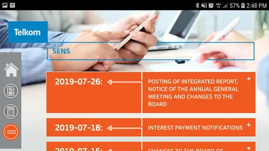 Telkom Investor Relations screenshot 3