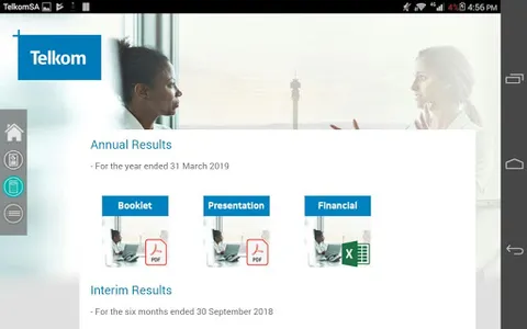 Telkom Investor Relations screenshot 6