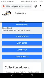 Total Logistics Driver App screenshot 1