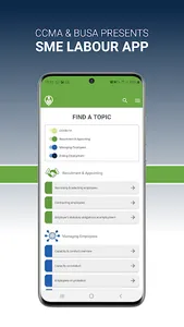 CCMA & BUSA Labour Advice App screenshot 0
