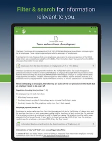 CCMA & BUSA Labour Advice App screenshot 15