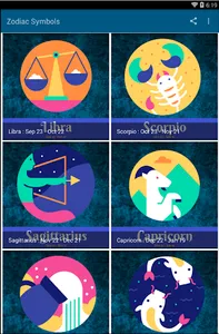 Zodiac Symbols screenshot 1