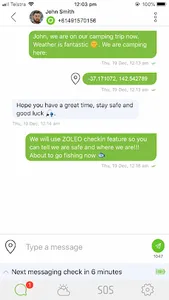 ZOLEO screenshot 1