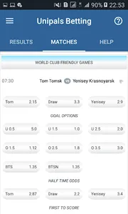 Unipals Betting screenshot 0
