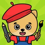 Drawing for kids: doodle games icon