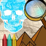 World History Coloring Book icon