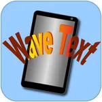 Wave Text icon