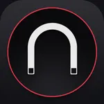 Magnetometer - metal detector and magnetic field meter in tesla and gauss icon