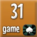 Thirty one - 31 card game icon