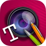 Doodle and write on photos icon