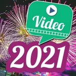 Video Greetings 2021 New Year icon