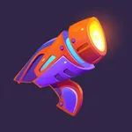 Laser gun simulator icon