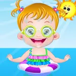 Baby Hazel in the Sand icon