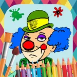 Book of clowns to paint icon