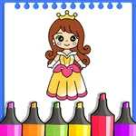 Princess Coloring Drawing Book icon