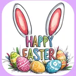 Easter for painting & drawing icon