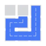 Fill one-line puzzle game icon