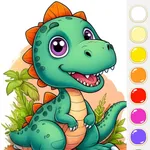 Dinosaurs Coloring Pages Game icon
