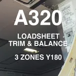 A320 LOADSHEET T&B 180 3z PAX icon