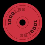 Gym workout planner, tracker icon