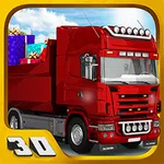 Big truck simulator: Christmas gift icon