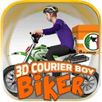 3D Courier Boy Biker icon