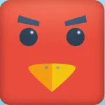 Color Red Geometry Bird Square Blok Jump Dash Spikes icon