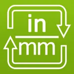 Inches to mm converter icon