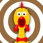 Screaming chicken weird sound icon