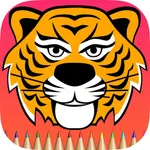 The Tiger Coloring Book: Learn to draw and color cheetah, panther and more icon