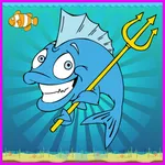 Finding Happy Fish In The Matching Cute Cartoon Puzzle Cards Game icon