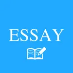 Essay writing materials icon