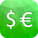 Currency: Convert Foreign Money Exchange Rates for Currencies from USD Dollar into EUR Euro icon